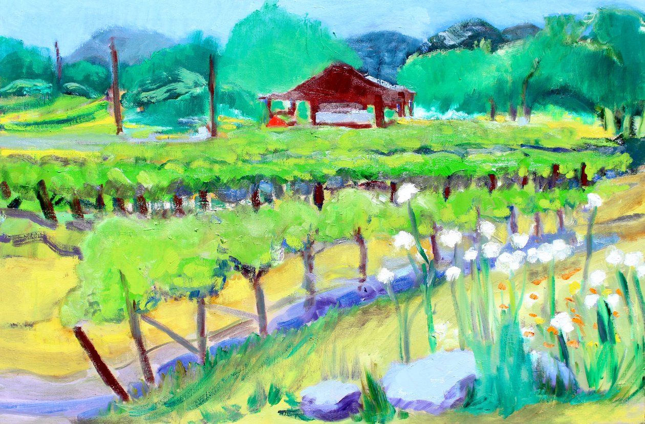 Winnica na Zinfandel Lane, Napa, 2019 autorstwa Richard Fox