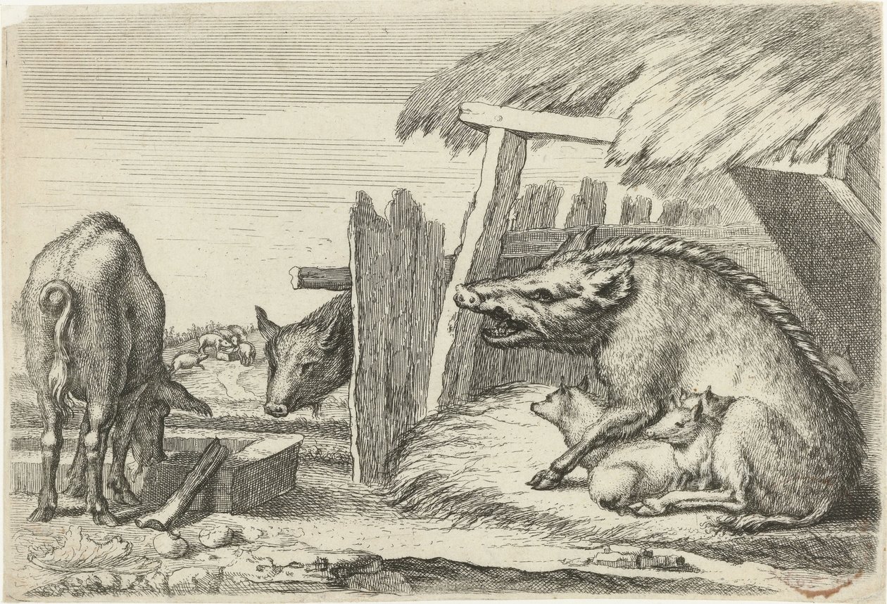 Świnie na poddaszu Zwierzęta według różnych artystów (tytuł serii) Zwierzęta według różnych artystów (tytuł serii) autorstwa Richard Gaywood