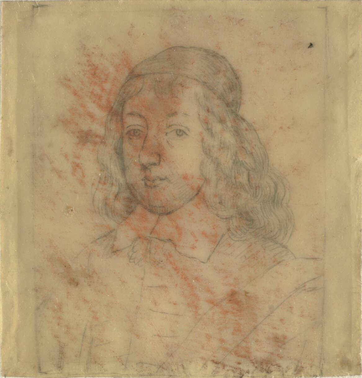Portret głowy i ramion nieznanego duchownego autorstwa Richard Gibson