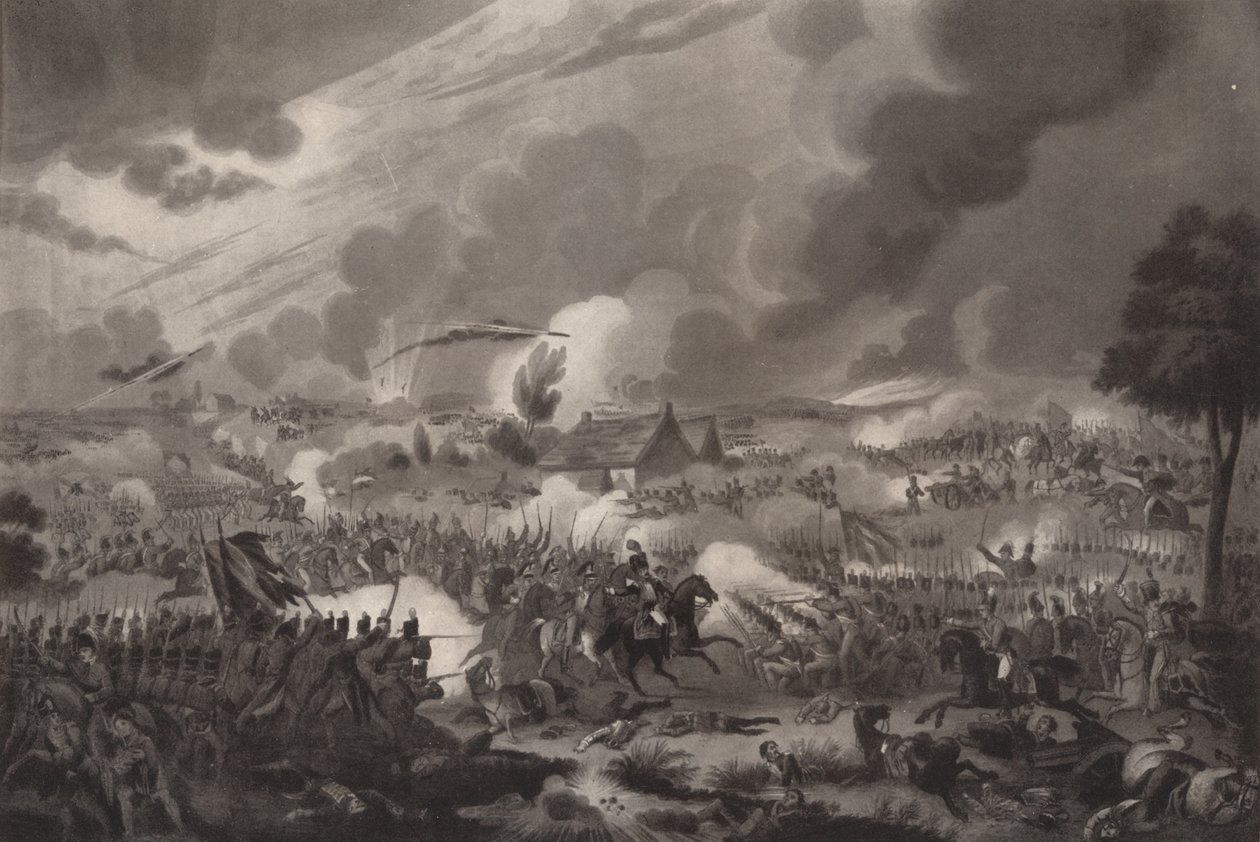 Bitwa pod Waterloo, 18 czerwca 1815, 1817 1909 autorstwa Richard Gibson Reeve