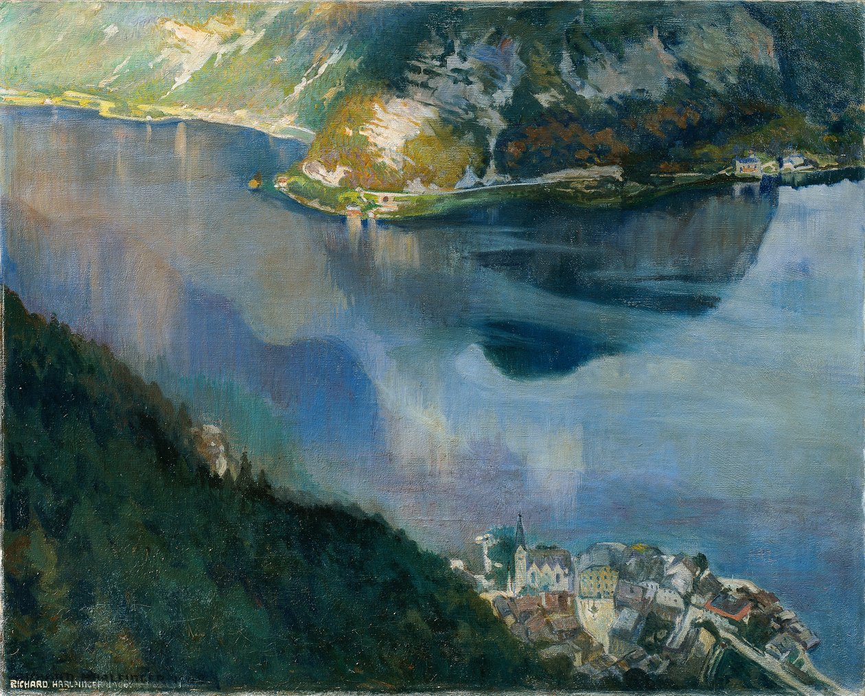 Jezioro Hallstatt autorstwa Richard Harlfinger