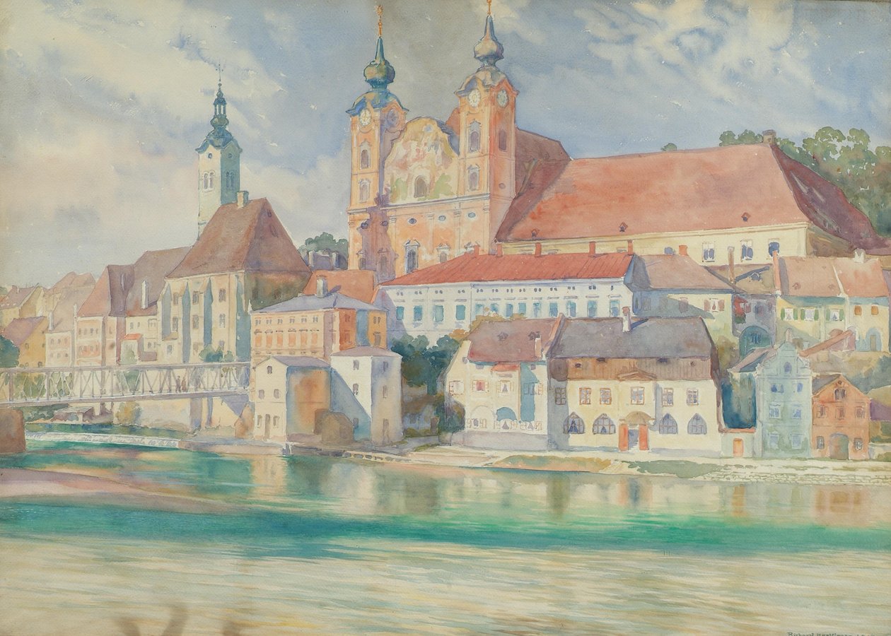 Kościół św. Michała w Steyr autorstwa Richard Harlfinger