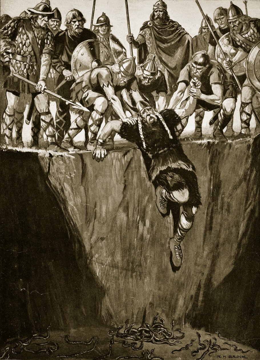 The Pit of Adders, ilustracja z „Hutchinson