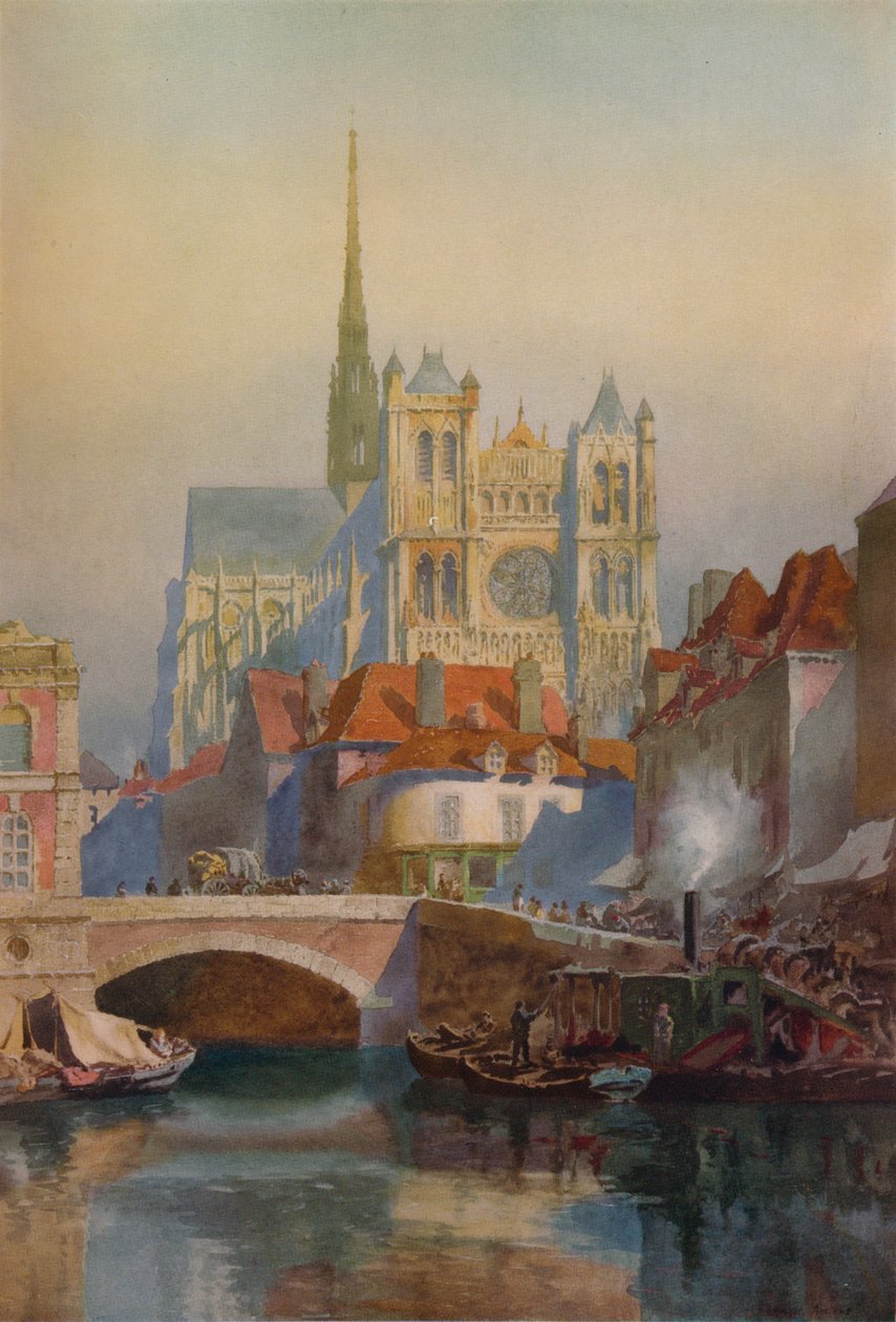 Katedra w Amiens, ok. 1903, 1938 r autorstwa Richard Henry Wright