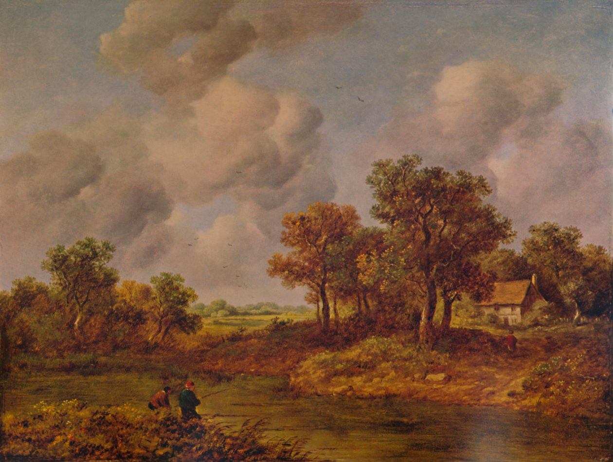 W pobliżu Henley-on-Thames, XIX wiek, 1935 autorstwa Richard Hilder