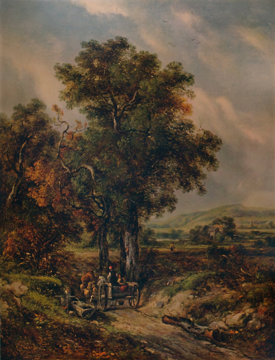 Okehampton, XIX wiek, 1935 autorstwa Richard Hilder