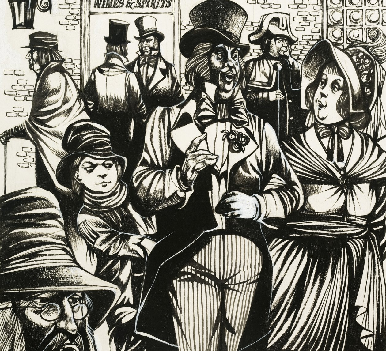 Dzieci takie jak dickensowski Oliver Twist nauczyły się kraść kieszenie autorstwa Richard Hook