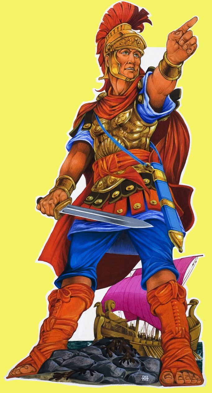 Rzymski centurion, z filmu "Dawno, dawno temu autorstwa Richard Hook