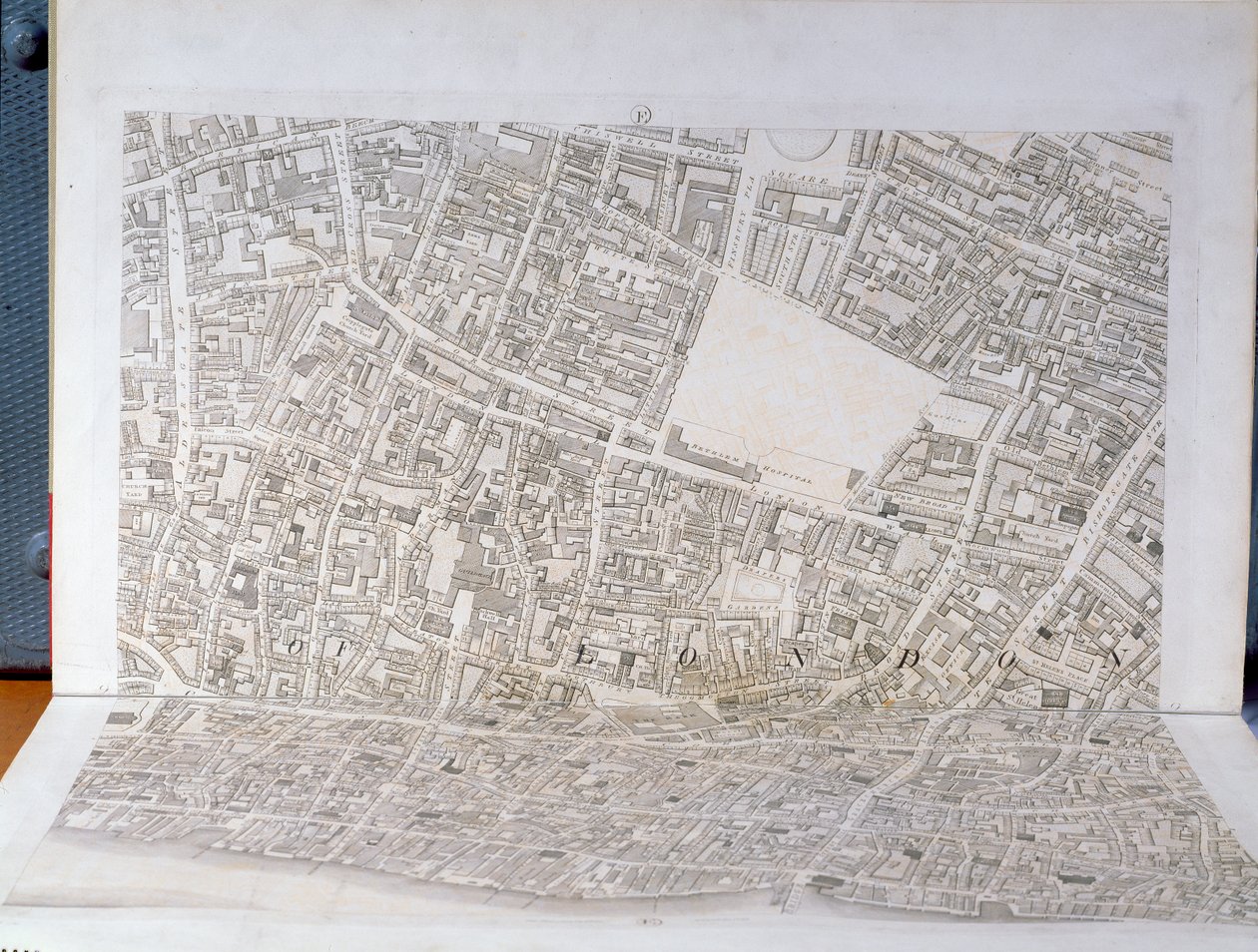 Plan miasta Londynu, opublikowany w 1813 r. (zob. 247354-247356) autorstwa Richard Horwood