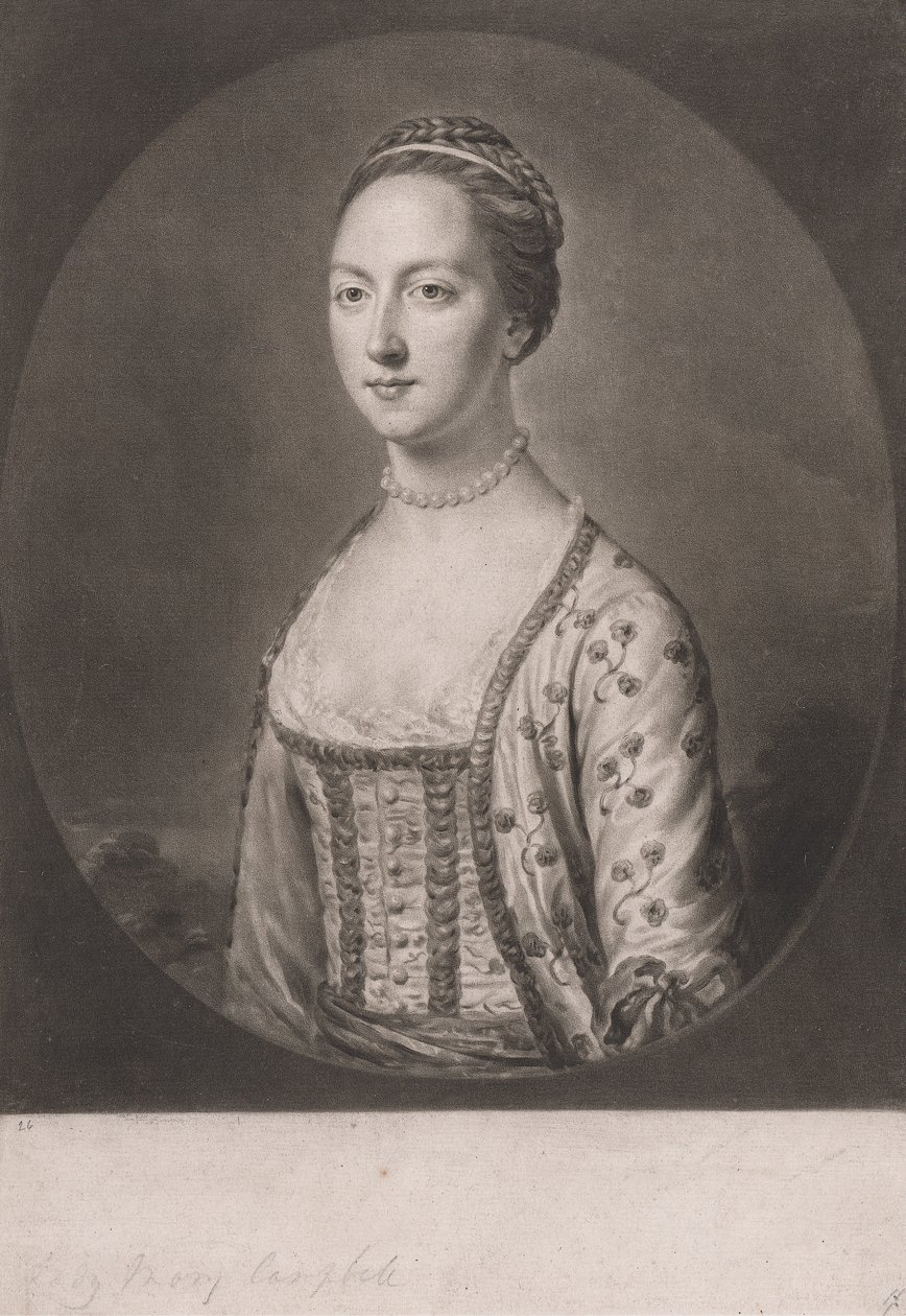 Lady Mary Campbell autorstwa Richard Houston