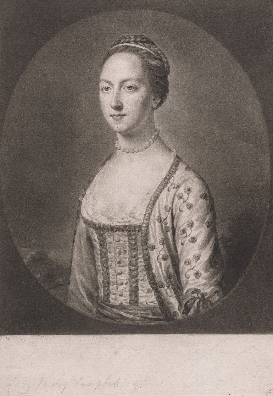 Lady Mary Campbell autorstwa Richard Houston