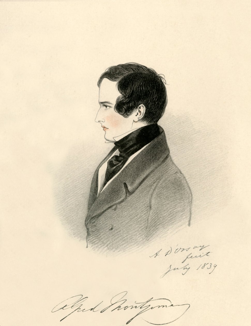 Alfred Montgomery, 1839. autorstwa Richard James Lane