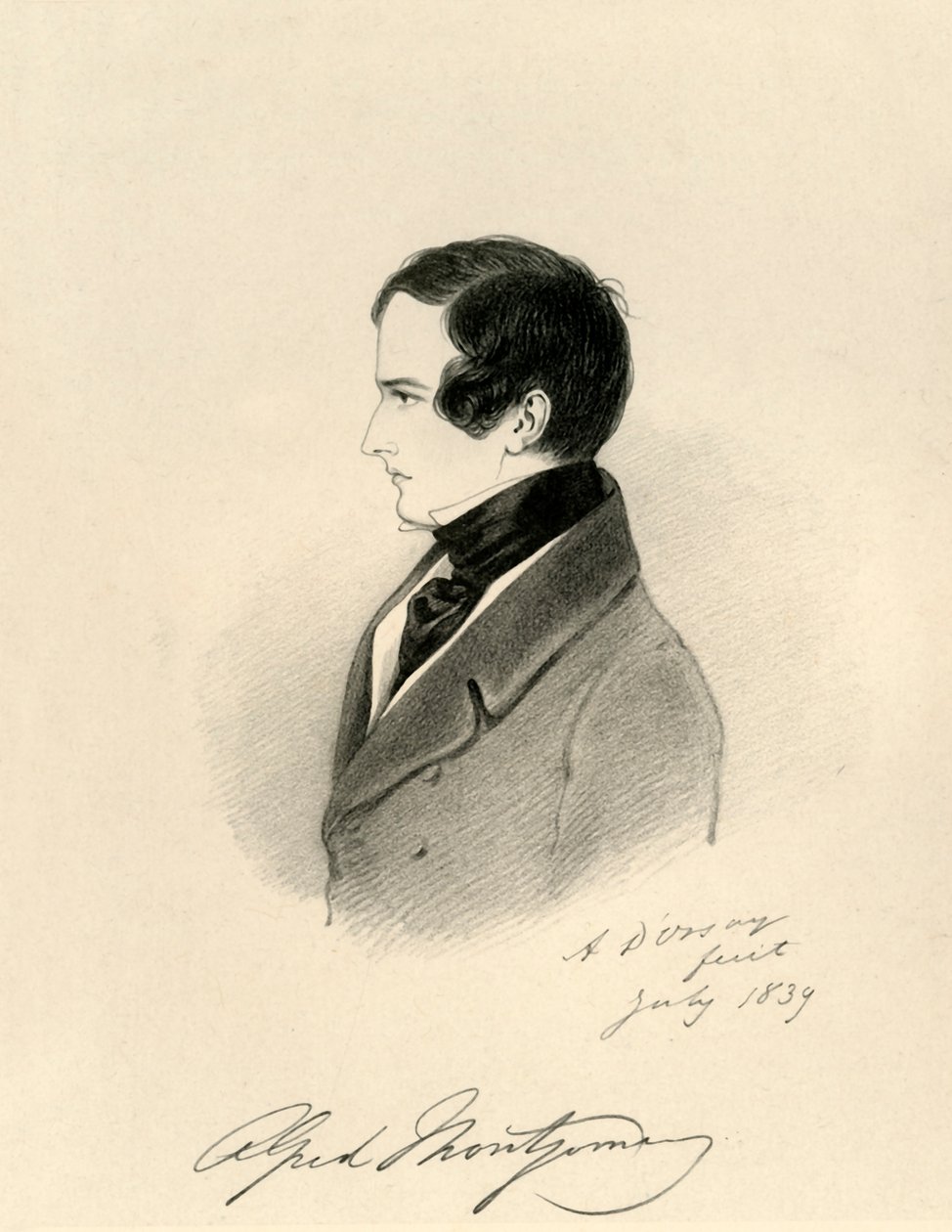 Alfred Montgomery, 1839. autorstwa Richard James Lane