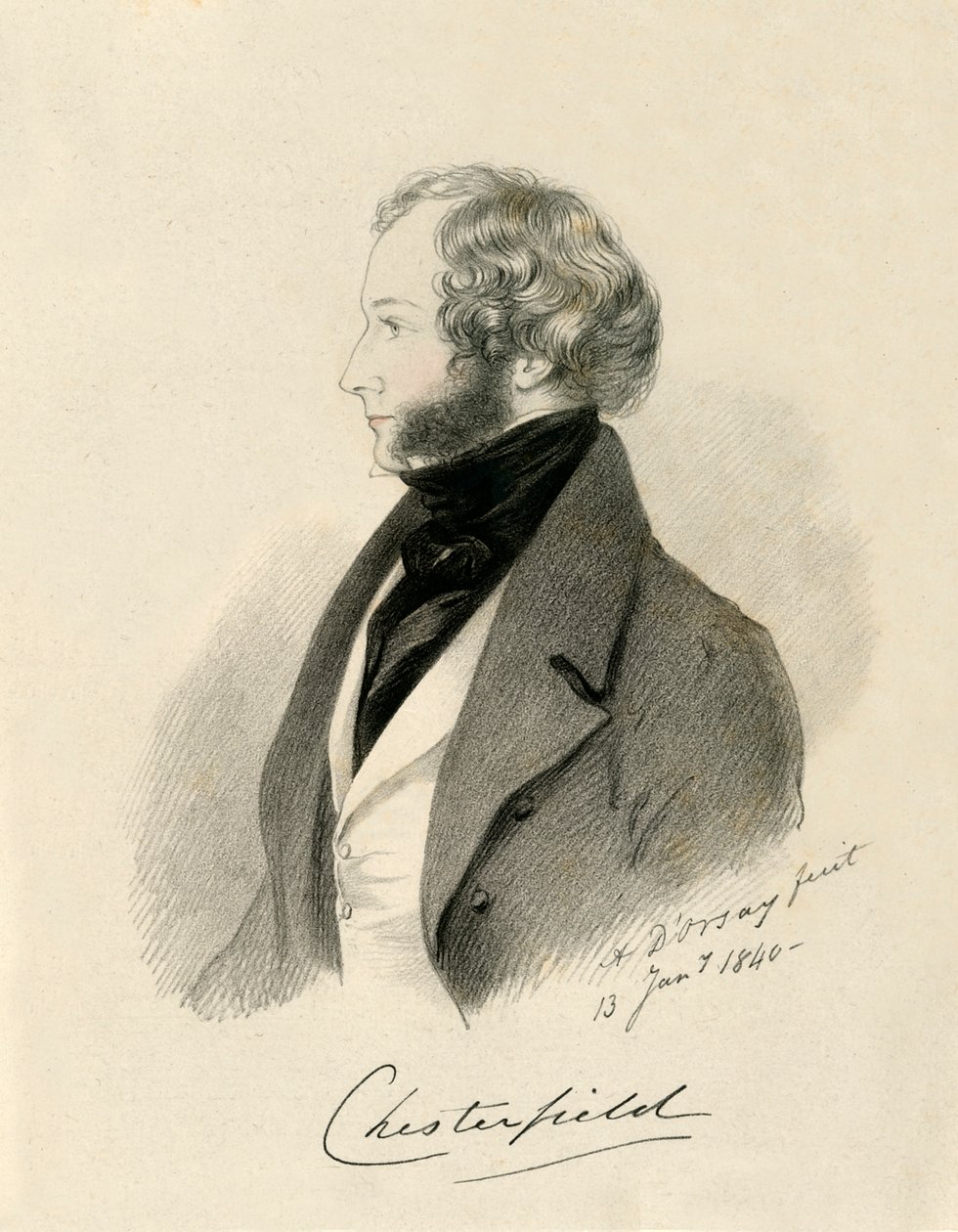 Chesterfield, 1840. autorstwa Richard James Lane