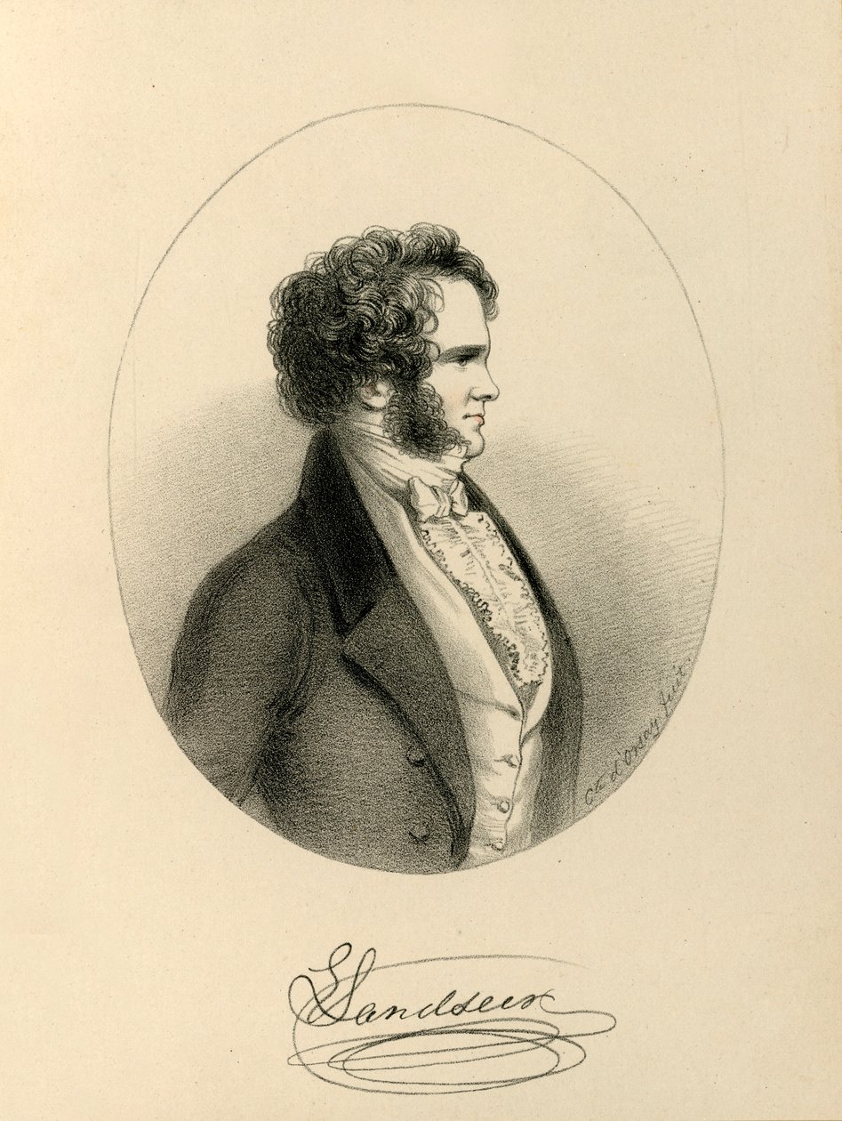 E. Landseer, ok. 1843. autorstwa Richard James Lane
