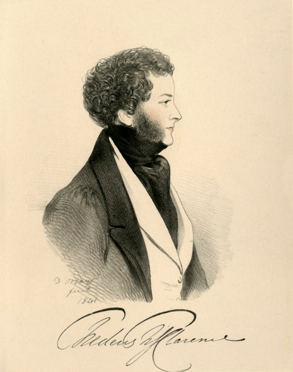Lord Frederic FitzClarence, 1841. autorstwa Richard James Lane