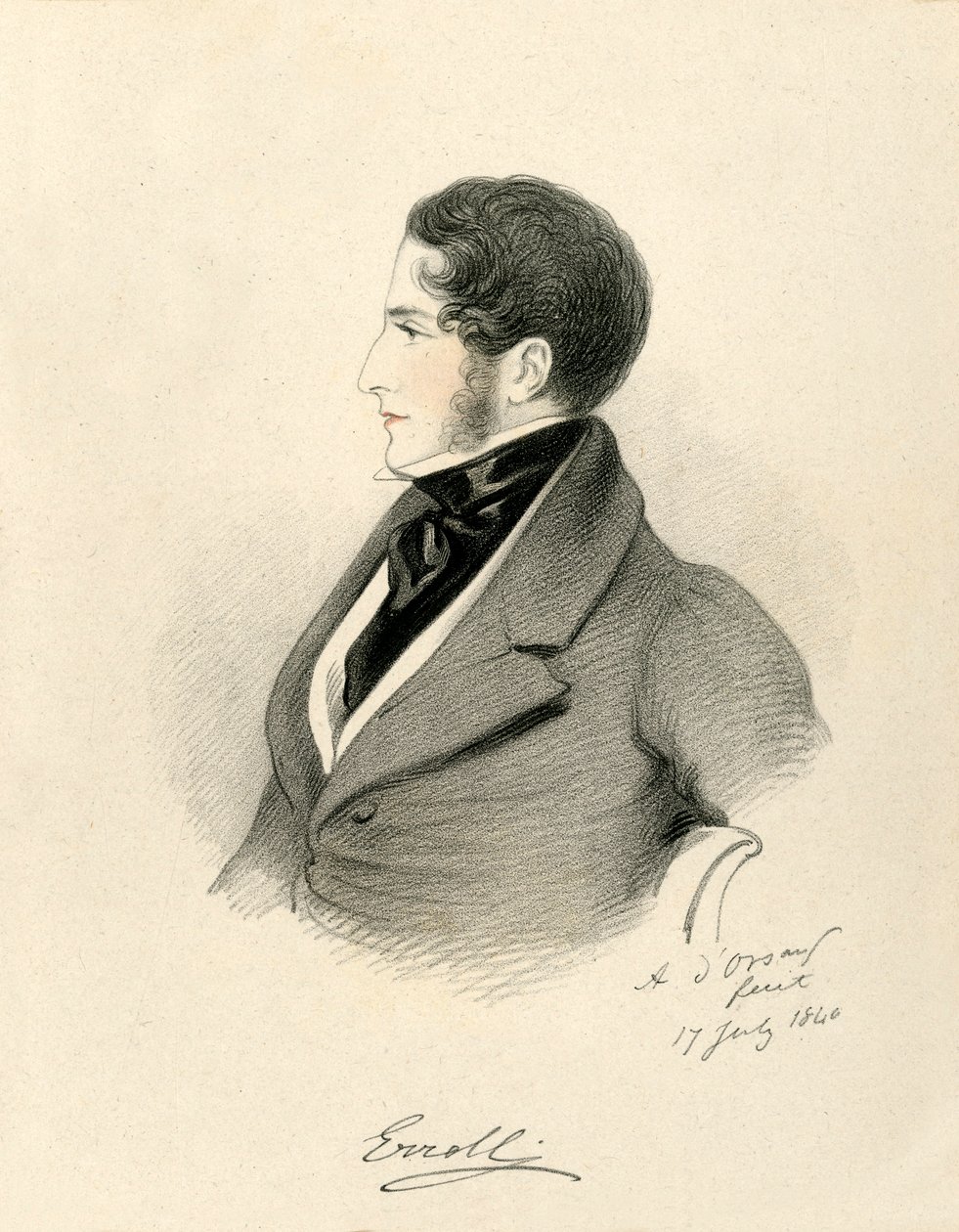 Hrabia Erroll, 1840. autorstwa Richard James Lane
