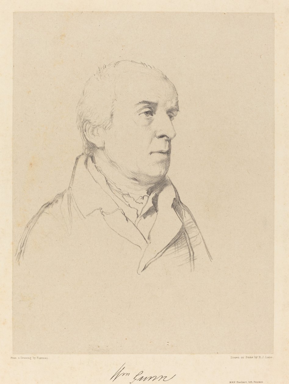 William Gunn autorstwa Richard James Lane after John Flaxman