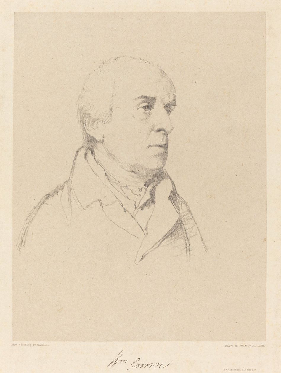 William Gunn autorstwa Richard James Lane after John Flaxman