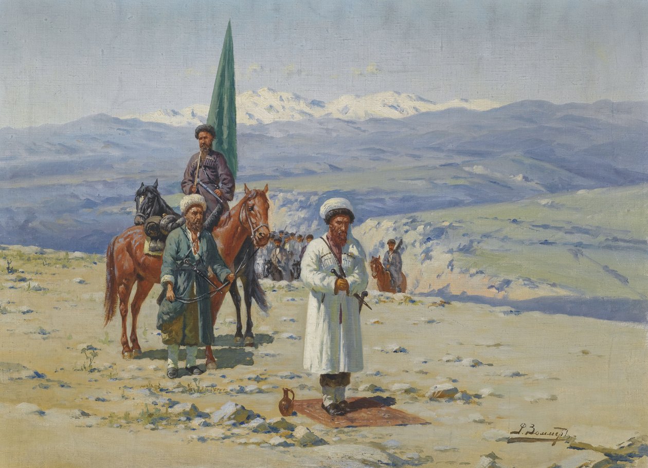 Imam Szamil na Kaukazie autorstwa Richard Karl Sommer