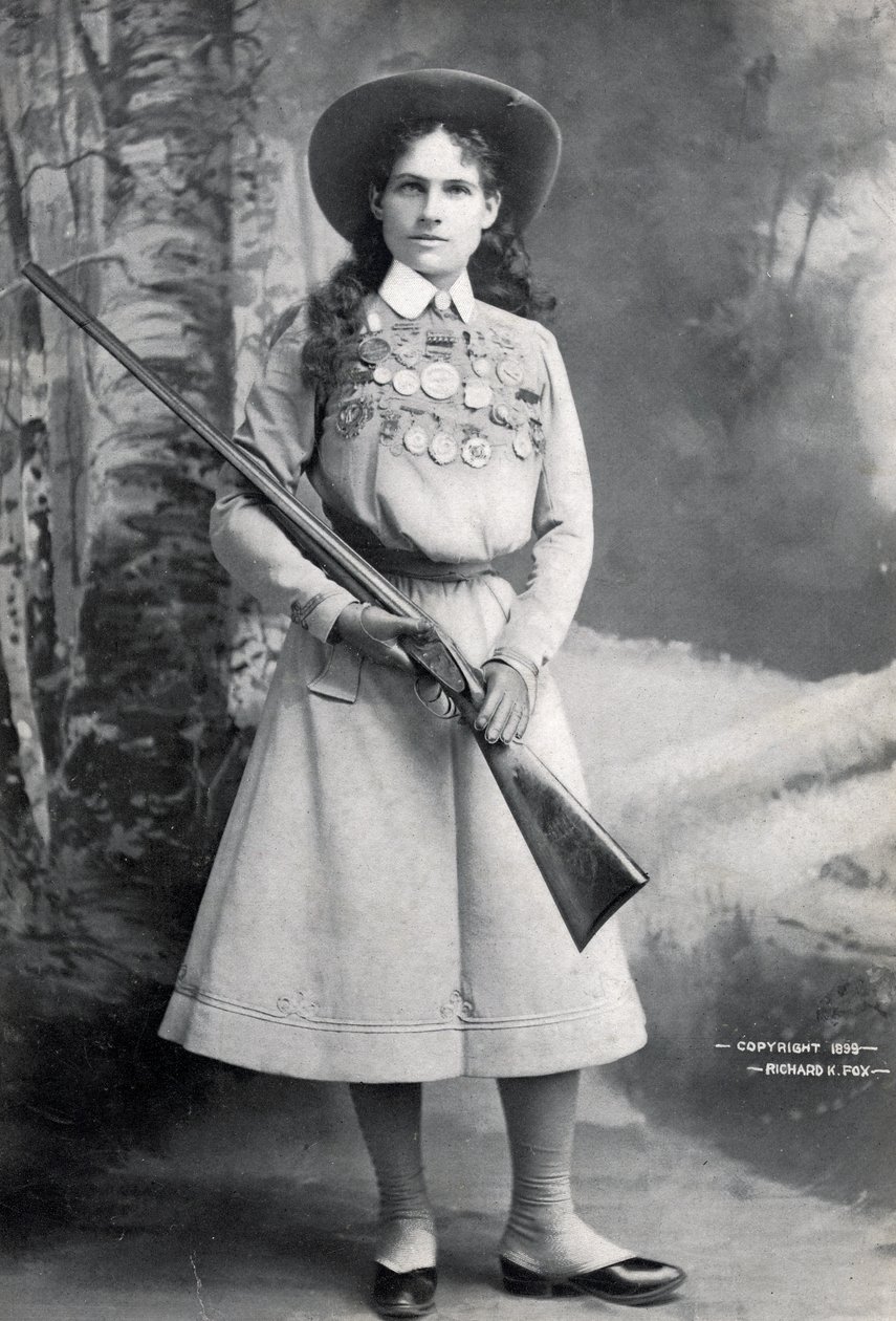 Annie Oakley, wyd. ok.1899 autorstwa Richard Kyle Fox