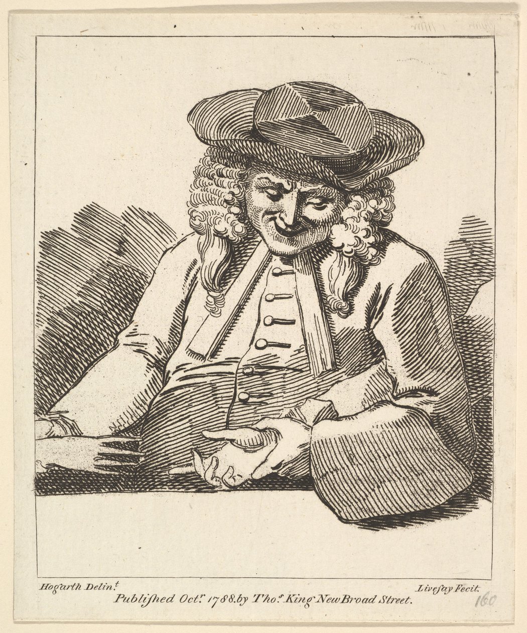 Pastor łączący ręce dwojga ludzi, październik 1788. autorstwa Richard Livesay