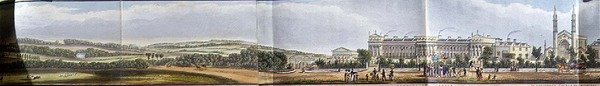 Hampstead i Gloucester Terrace, fragment z „Panoramicznego widoku wokół Regent