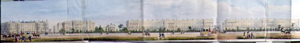 Ulster Terrace i York Terrace, fragment z „Panoramicznego widoku wokół Regent