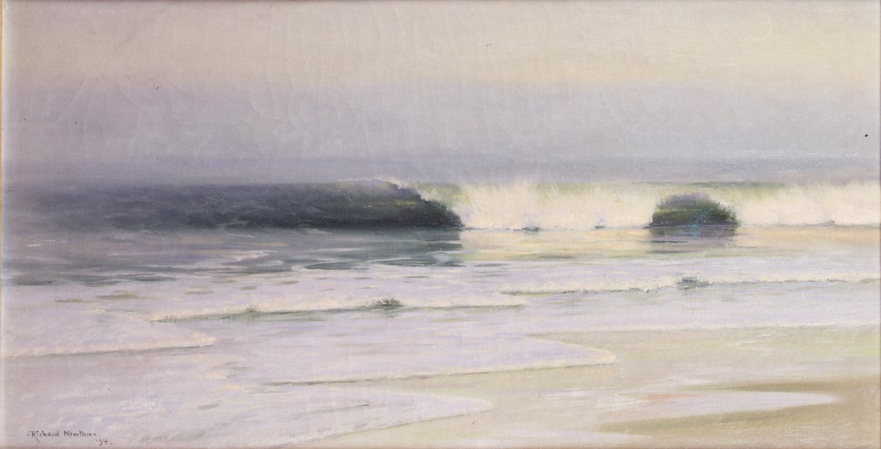 Scena na plaży, Long Island autorstwa Richard Newton