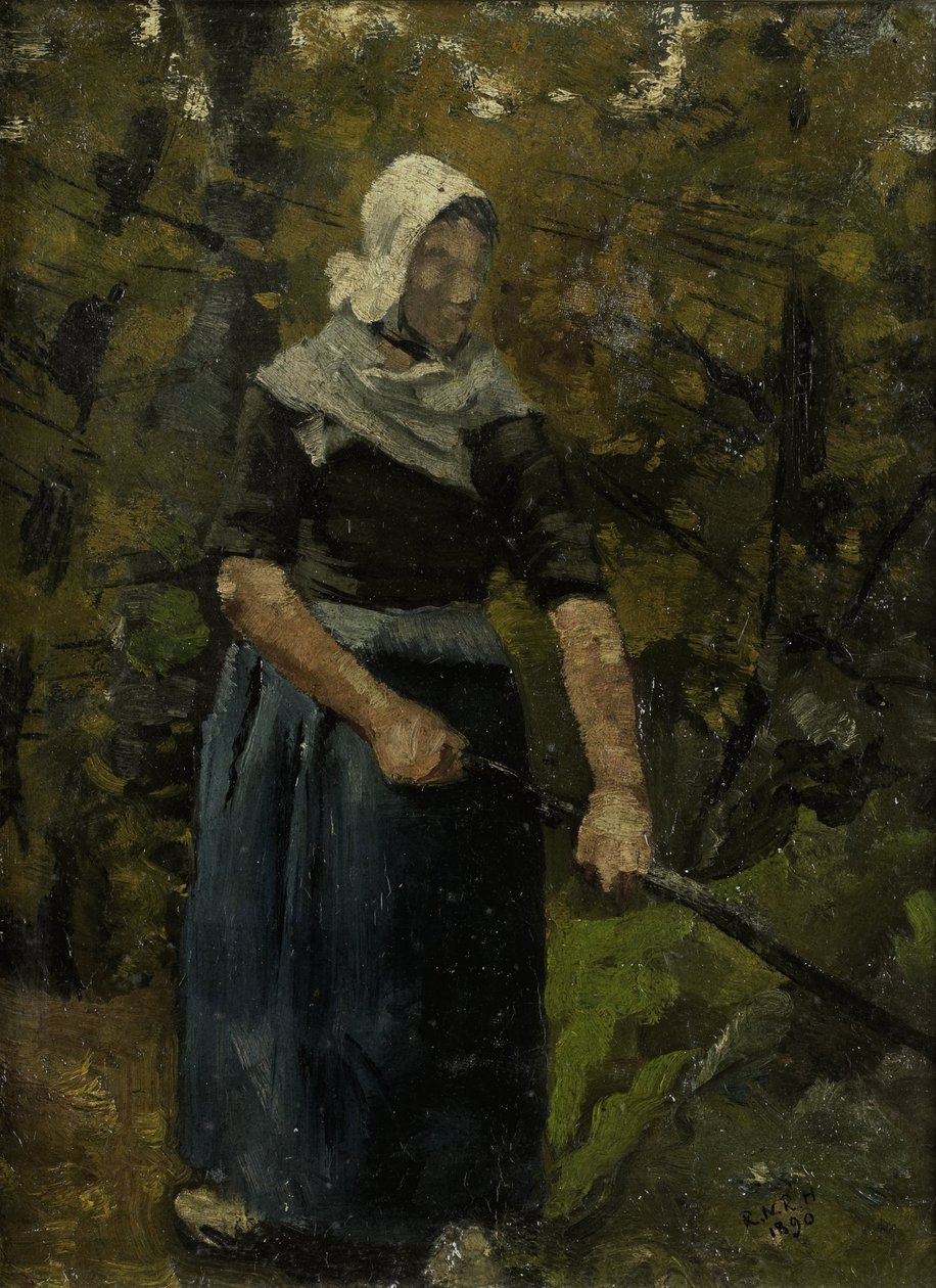Chłopka z kijem autorstwa Richard Nicolaüs Roland Holst