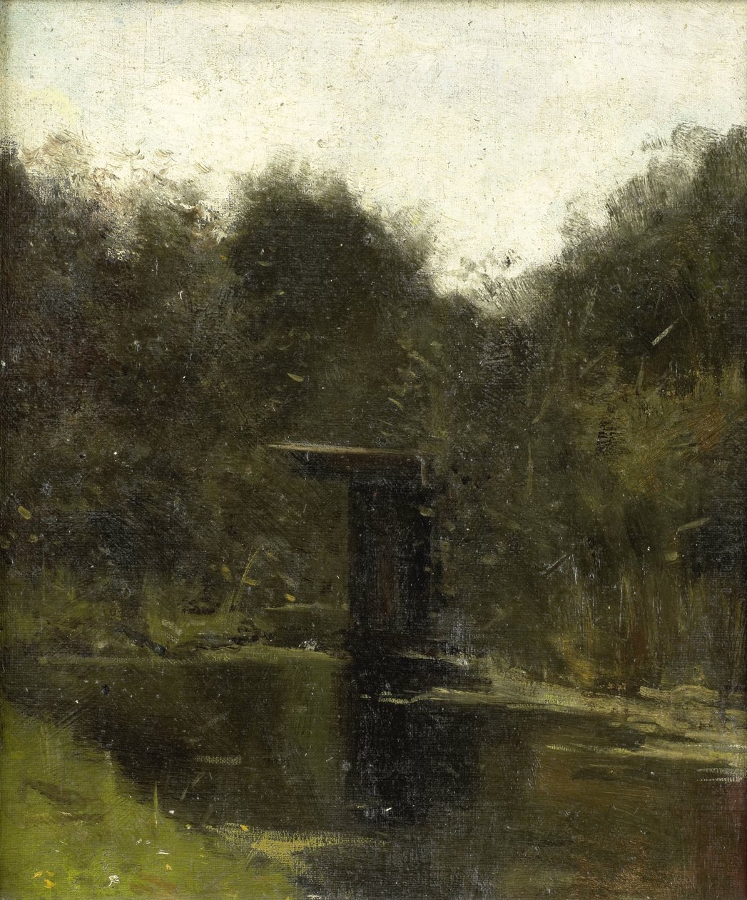 Róg stawu w pobliżu Breukelen autorstwa Richard Nicolaüs Roland Holst