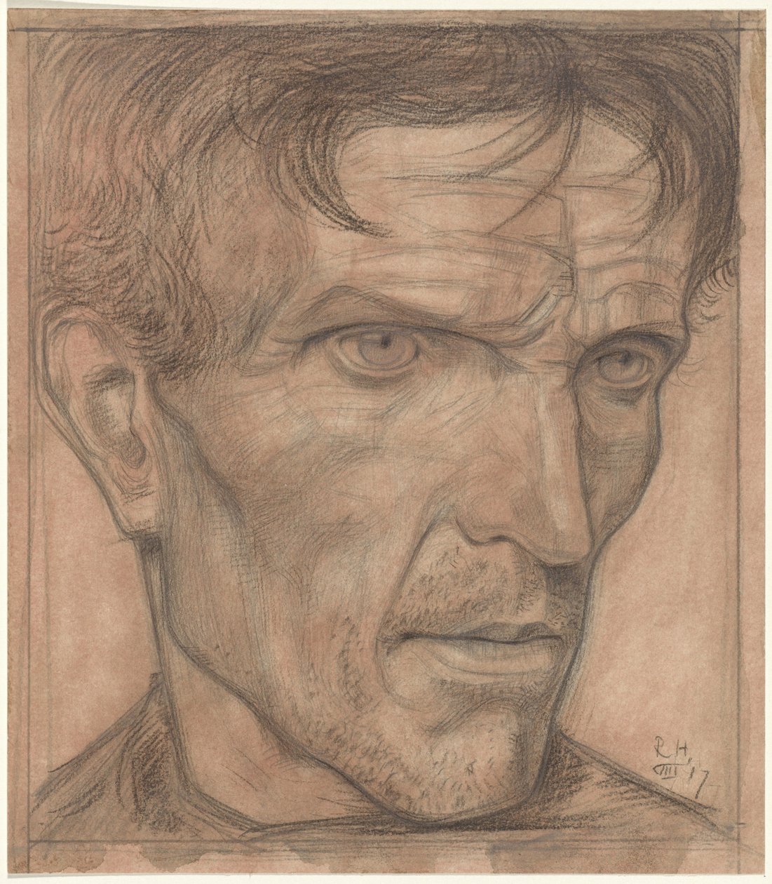 Głowa mężczyzny autorstwa Richard Nicolaüs Roland Holst