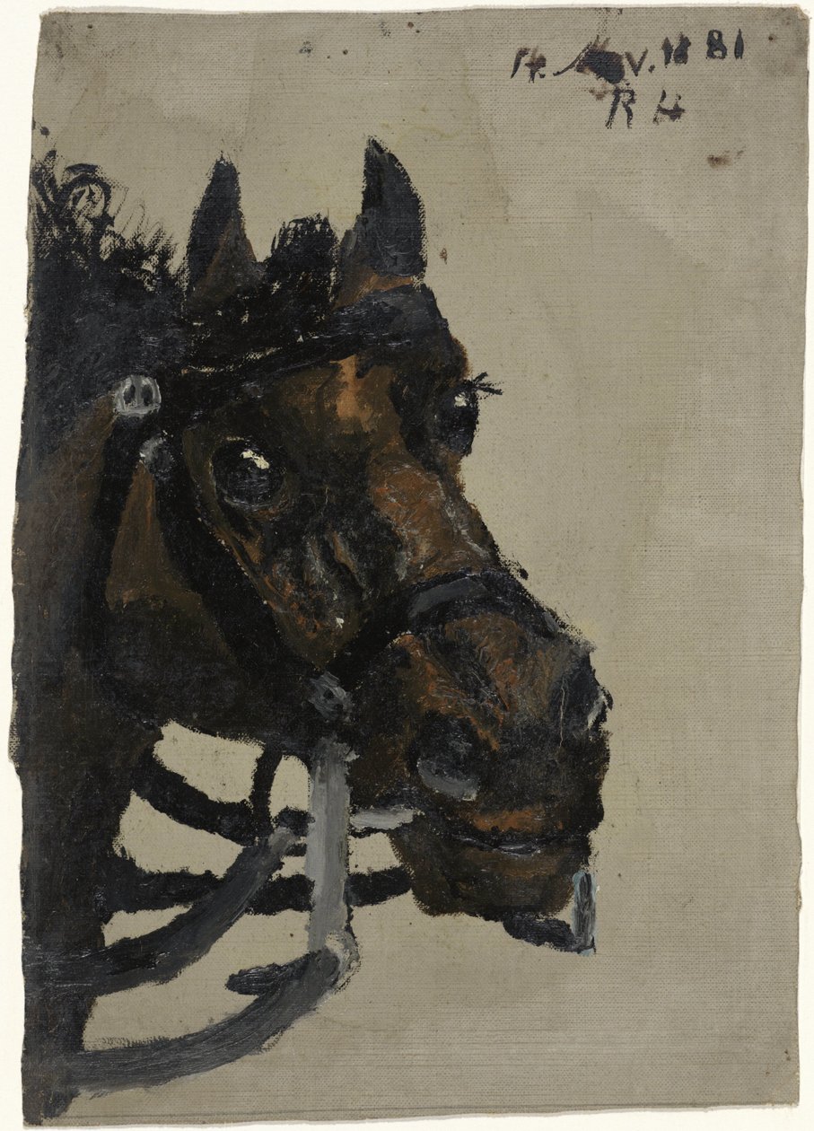 głowa konia autorstwa Richard Nicolaüs Roland Holst