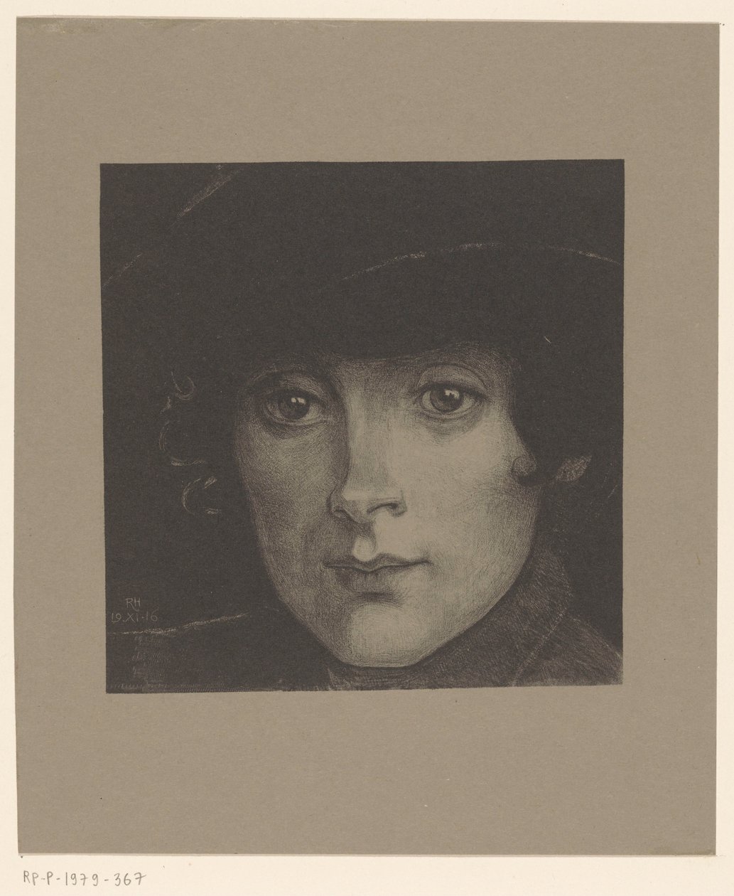 Portret nieznanej kobiety autorstwa Richard Nicolaüs Roland Holst