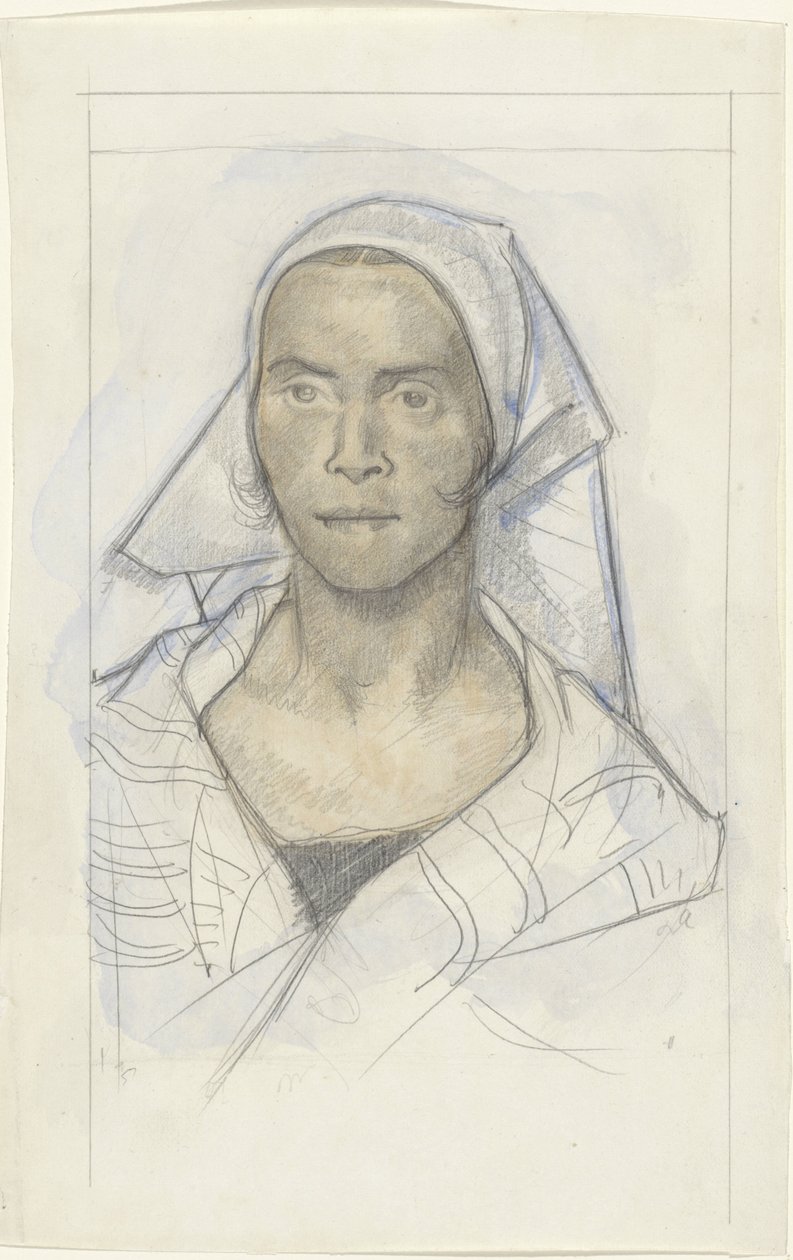 Portret kobiety w chuście autorstwa Richard Nicolaüs Roland Holst
