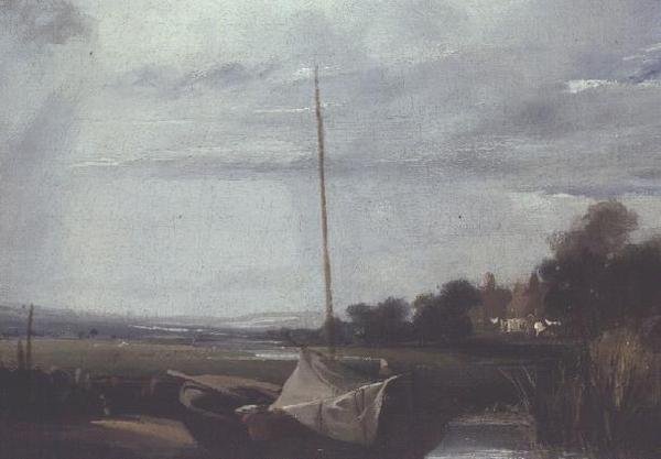 Rzeka we Francji autorstwa Richard Parkes Bonington