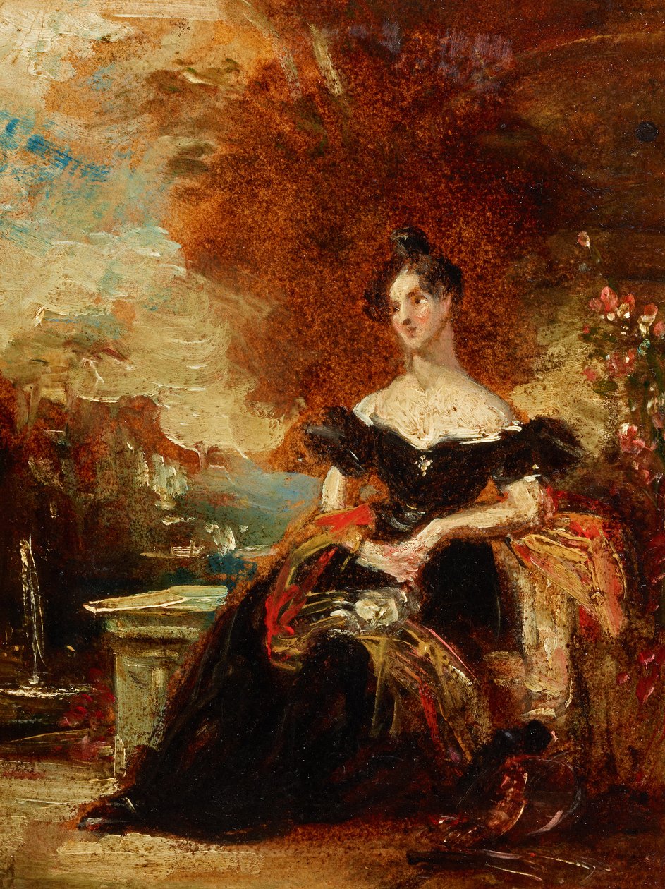 Portret kobiety autorstwa Richard Parkes Bonington