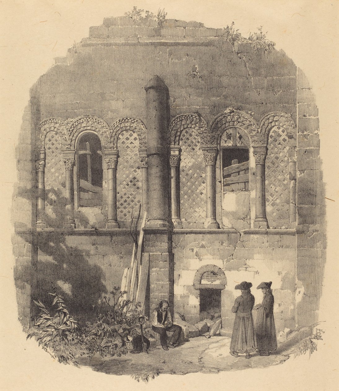 Kościół Saint-Taurin, Evreux autorstwa Richard Parkes Bonington