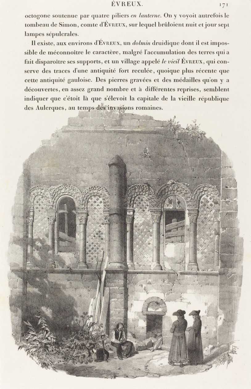 Kościół Saint-Taurin, Evreux autorstwa Richard Parkes Bonington