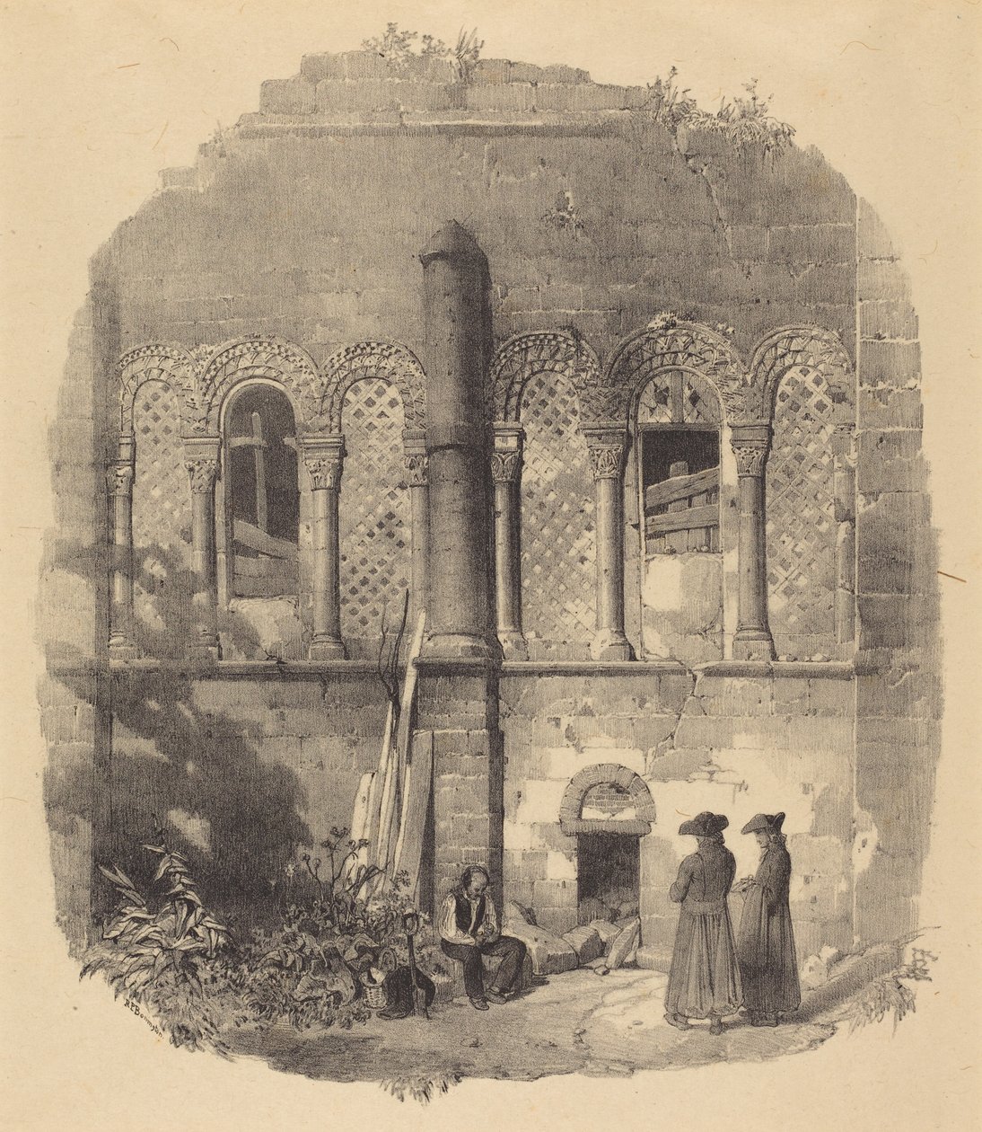 Kościół Saint-Taurin, Évreux autorstwa Richard Parkes Bonington