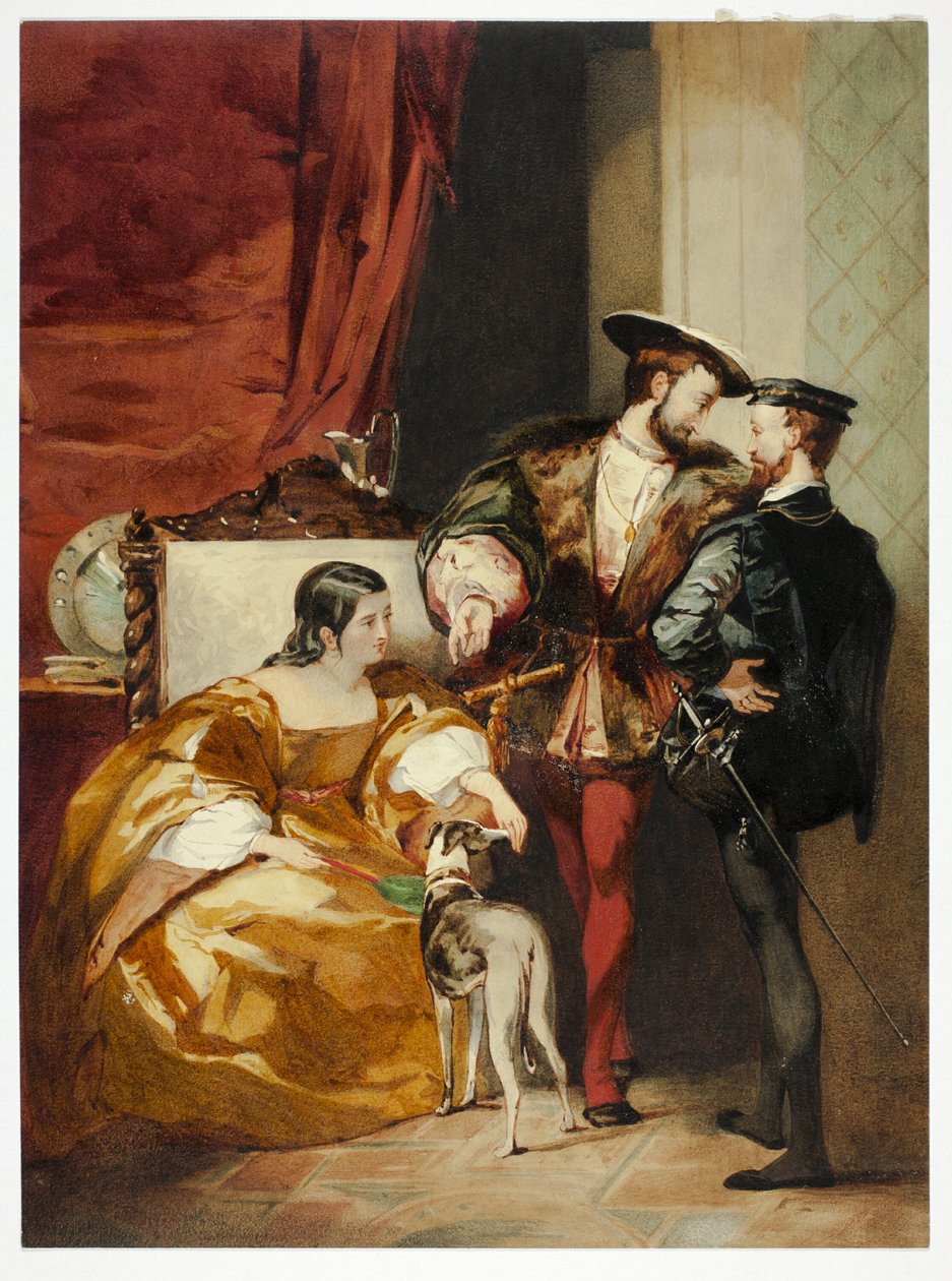Franciszek I i księżna d