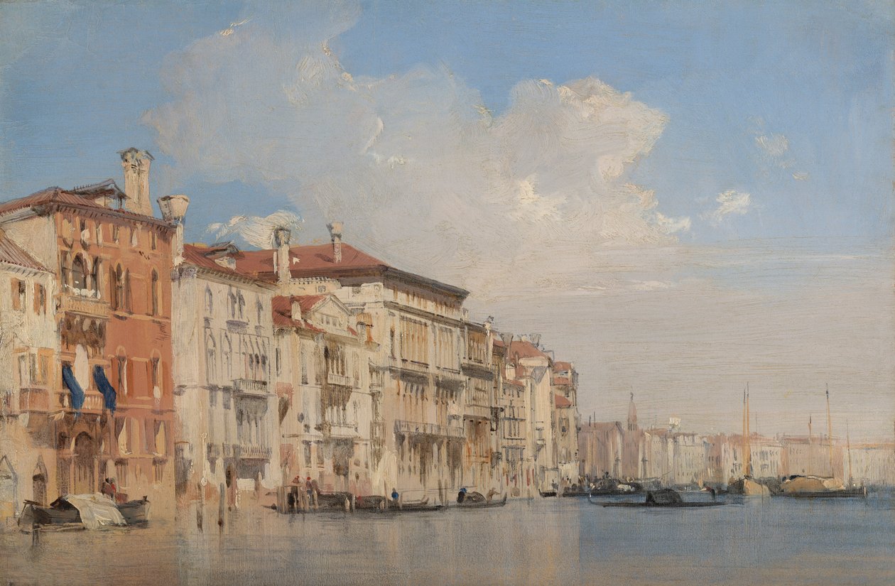 Kanał Grande, Wenecja autorstwa Richard Parkes Bonington