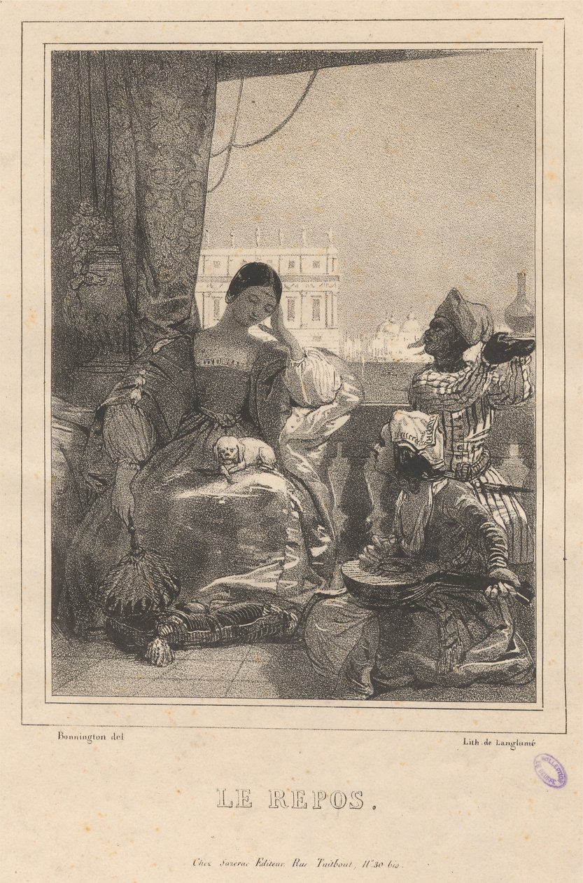 Odpoczynek autorstwa Richard Parkes Bonington
