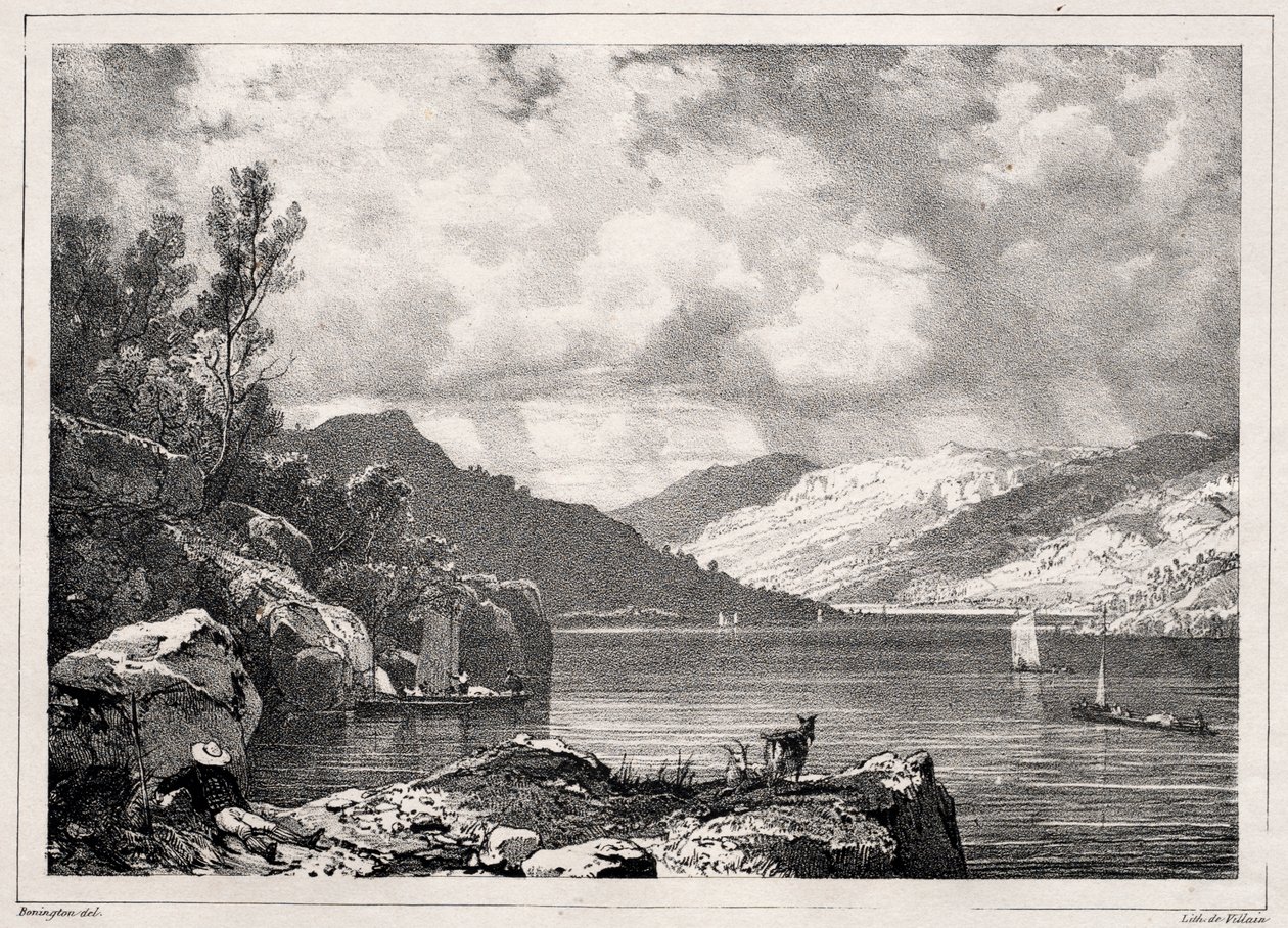 Loch Lomond autorstwa Richard Parkes Bonington