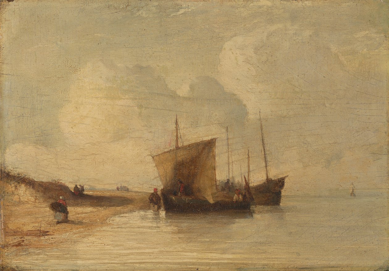 Wybrzeże Normandii autorstwa Richard Parkes Bonington
