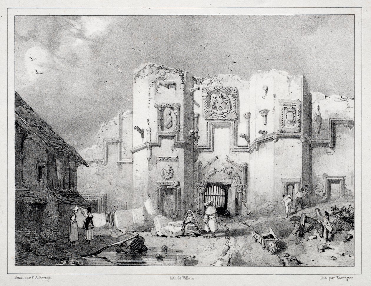 Stara brama w Stirling autorstwa Richard Parkes Bonington