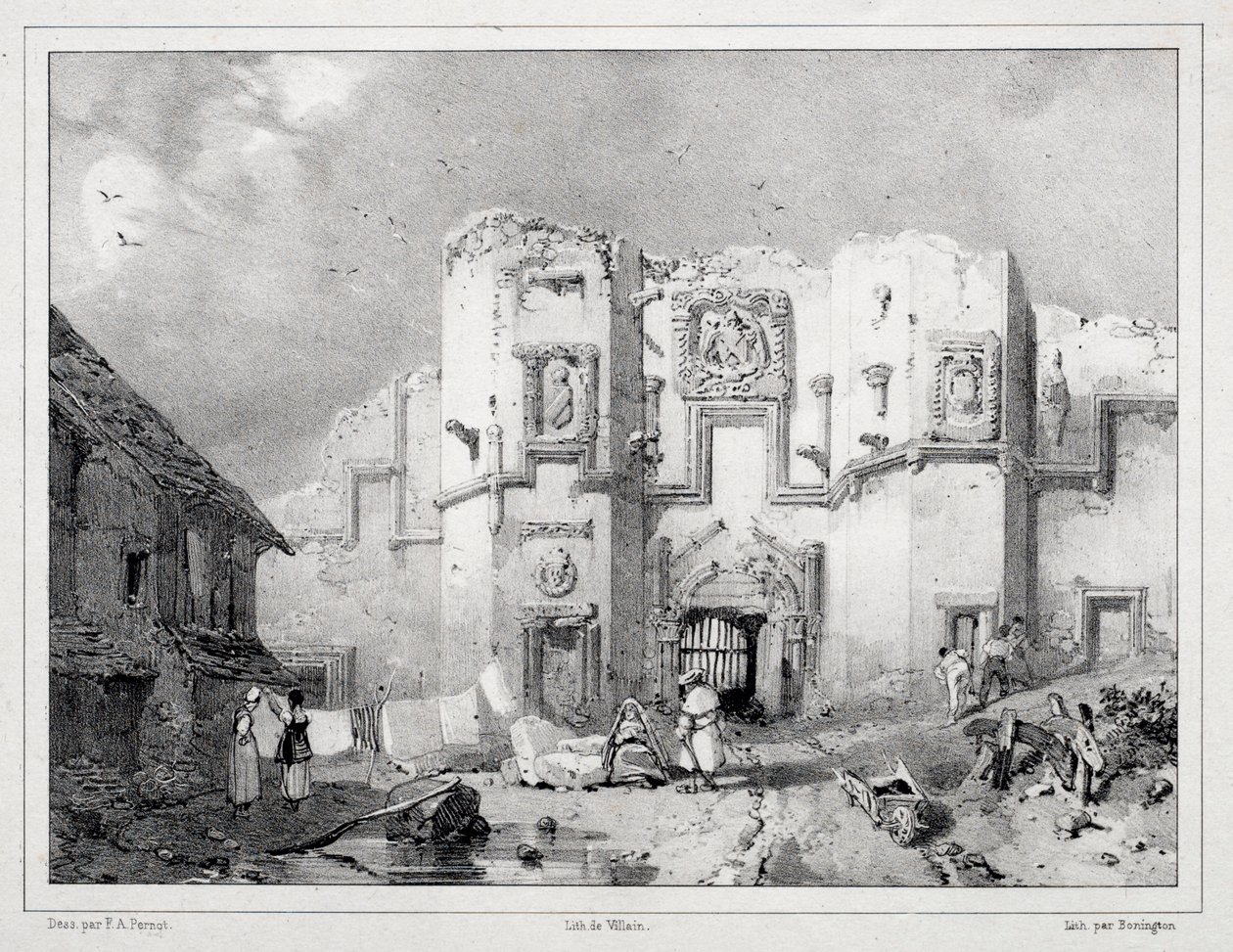 Stara brama w Stirling, 1826. autorstwa Richard Parkes Bonington