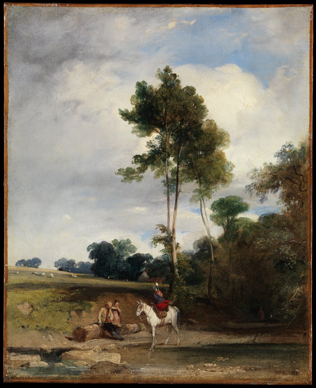 Postój przy drodze autorstwa Richard Parkes Bonington
