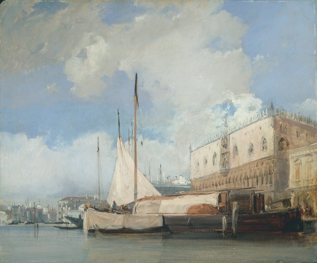 Pałac Dożów, Wenecja autorstwa Richard Parkes Bonington