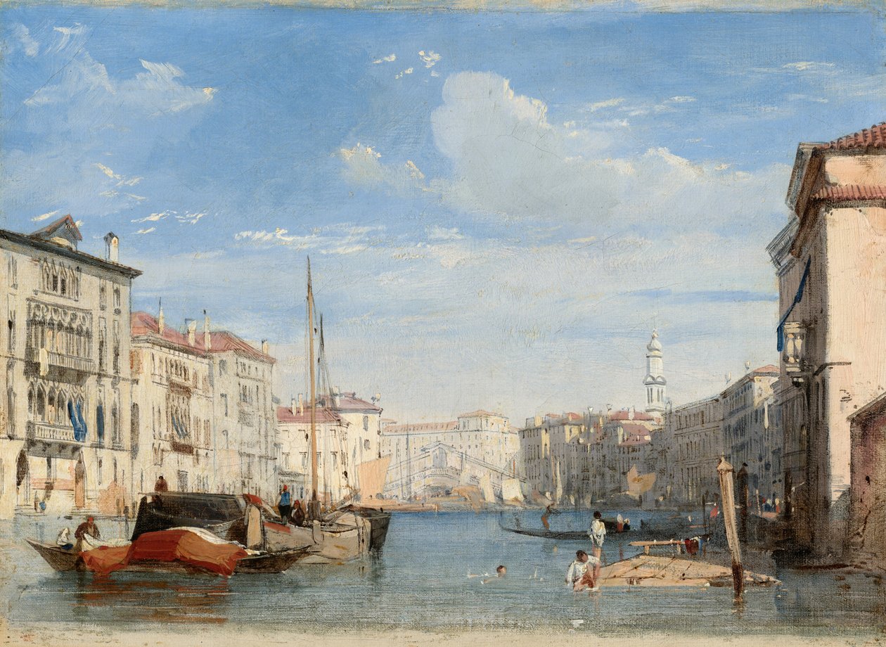 Wielki Kanał autorstwa Richard Parkes Bonington